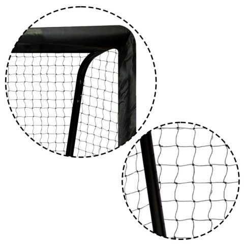 BRAMKA DO PIŁKI NOŻNEJ 180 X 120 X 60 CM NS-463 CZARNO-CZERWONA