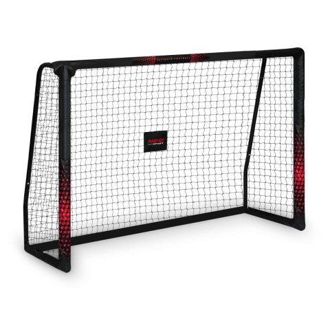 BRAMKA DO PIŁKI NOŻNEJ 180 X 120 X 60 CM NS-463 CZARNO-CZERWONA