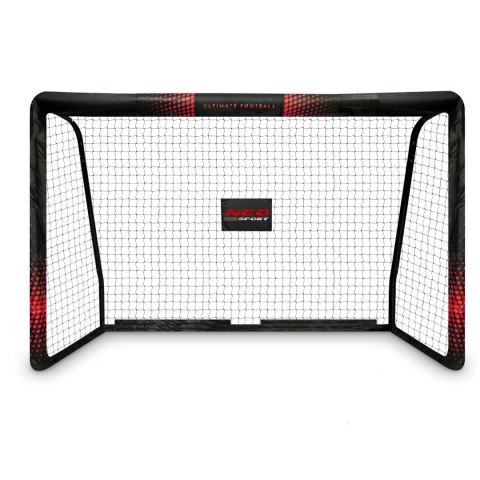 BRAMKA DO PIŁKI NOŻNEJ 180 X 120 X 60 CM NS-463 CZARNO-CZERWONA