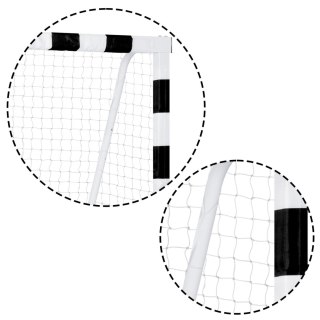 BRAMKA DO PIŁKI NOŻNEJ 180 X 120 X 60 CM NS-464 CZARNO-BIAŁA