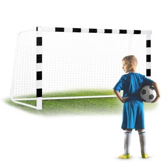 BRAMKA DO PIŁKI NOŻNEJ 300 X 160 X 90 CM NS-460 CZARNO-BIAŁA