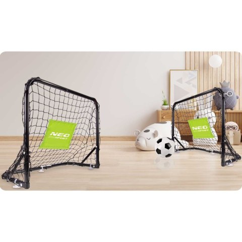 BRAMKA DO PIŁKI NOŻNEJ - ZESTAW 2 SZTUKI - 60 X 45 X 25 CM NS-461