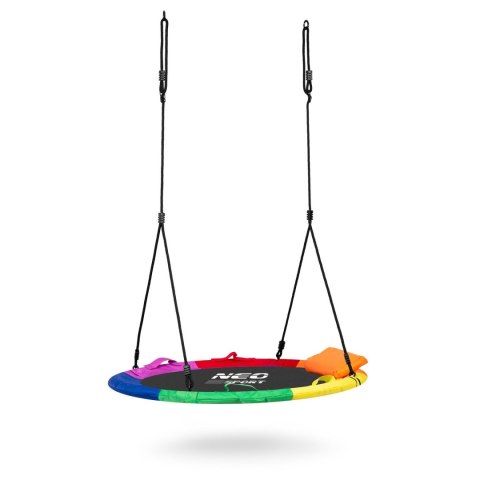 HUŚTAWKA BOCIANIE GNIAZDO SWINGO XXL WIELOKOLOROWA 120 CM