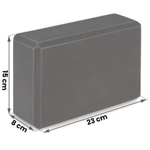 KOSTKA PIANKOWA DO JOGI NS-962 CZARNA