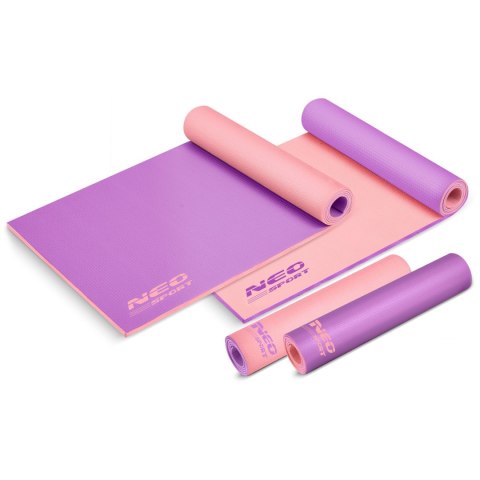 MATA DO ĆWICZEŃ 173 X 61 X 0,6 CM NEO-SPORT - 19203 FIOLETOWO-RÓŻOWA