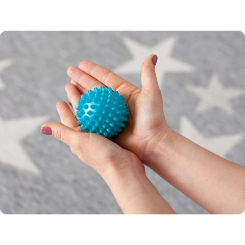 PIŁKA DO MASAŻU I FITNESS 7,5CM NS-957 NIEBIESKA