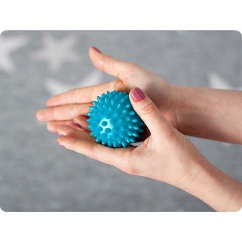 PIŁKA DO MASAŻU I FITNESS 7,5CM NS-957 NIEBIESKA
