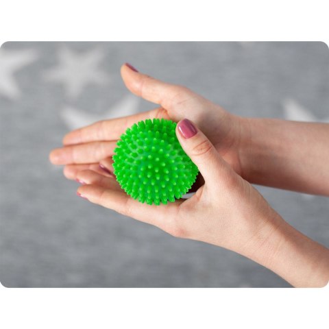 PIŁKA DO MASAŻU I FITNESS 9CM NS-957 ZIELONA