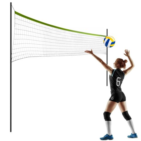 SIATKA I STELAŻ DO GRY W SIATKÓWKĘ I BADMINTONA 570 CM
