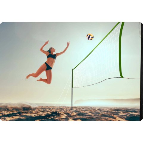 SIATKA I STELAŻ DO GRY W SIATKÓWKĘ I BADMINTONA 570 CM