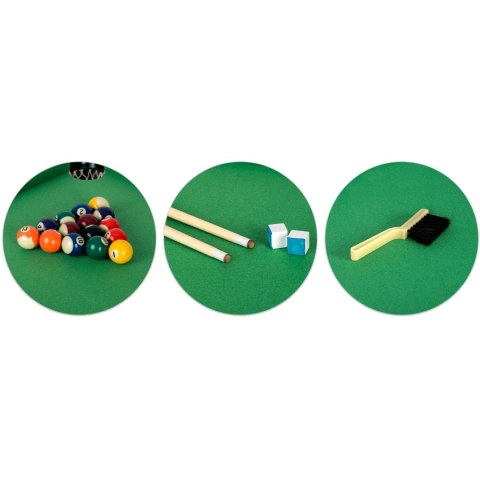 STÓŁ DO GRY W BILARD 122 X 61 X 76 CM NS-807 CIEMNY BRĄZ STÓŁ DO GRY W BILARD 122 X 61 X 76 CM NS-807 CIEMNY BRĄZ