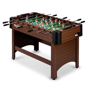 STÓŁ DO GRY W PIŁKARZYKI NEOSPORT 118X61X79 CM NS-804 CIEMNY BRĄZ