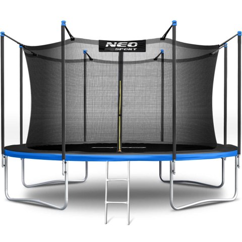 TRAMPOLINA OGRODOWA 13FT/404CM Z SIATKĄ WEWNĘTRZNĄ I DRABINKĄ NEO-SPORT
