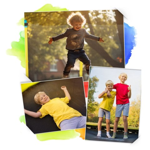 TRAMPOLINA OGRODOWA DLA DZIECI 140 CM 4,5FT NEO-SPORT