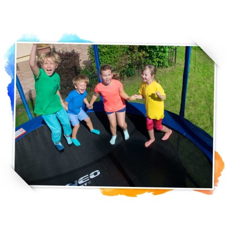 TRAMPOLINA OGRODOWA PROFILOWANA 12FT/374CM Z SIATKĄ WEWNĘTRZNĄ NEO-SPORT