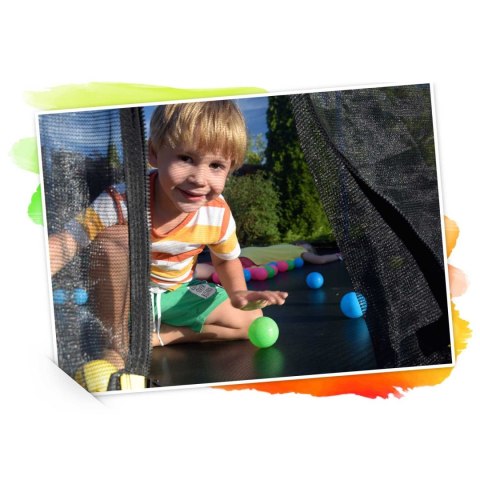 TRAMPOLINA OGRODOWA PROFILOWANA 12FT/374CM Z SIATKĄ WEWNĘTRZNĄ NEO-SPORT