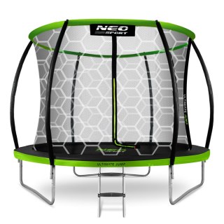 TRAMPOLINA OGRODOWA PROFILOWANA 8FT/252CM Z SIATKĄ WEWNĘTRZNĄ NEO-SPORT