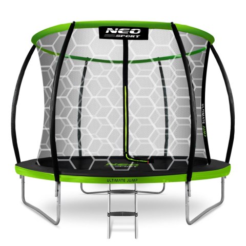 TRAMPOLINA OGRODOWA PROFILOWANA 8FT/252CM Z SIATKĄ WEWNĘTRZNĄ NEO-SPORT