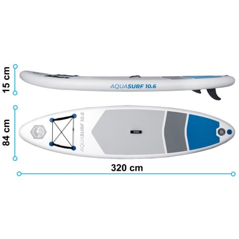 DESKA SUP AQUASURF 320 X 84 X 15 CM NEO-SPORT 170200