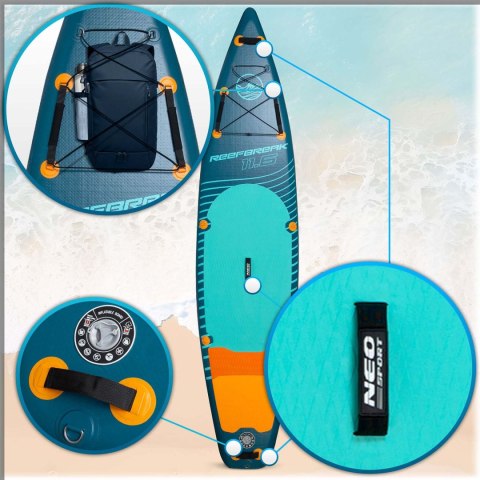 DESKA SUP REEFBREAK 350 X 81 X 15 CM NEO-SPORT 170301 DESKA SUP REEFBREAK 350 X 81 X 15 CM NEO-SPORT 170301