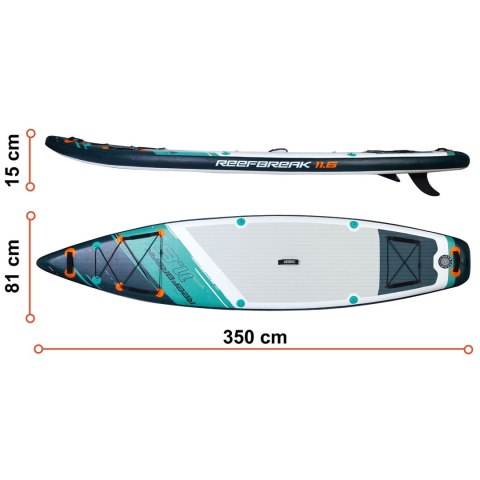 DESKA SUP REEFBREAK 350 X 81 X 15 CM NEO-SPORT 170302