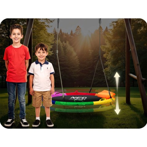 HUŚTAWKA BOCIANIE GNIAZDO NEO-SPORT SWINGO 100 CM
