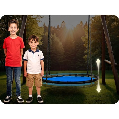 HUŚTAWKA BOCIANIE GNIAZDO NEO-SPORT SWINGO 120 CM