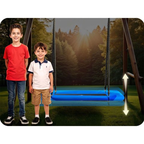 HUŚTAWKA BOCIANIE GNIAZDO PROSTOKĄTNA NEO-SPORT SWINGO 110 X 70 CM