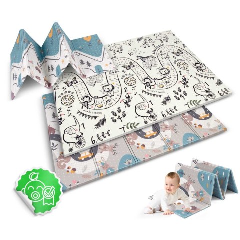 MATA PIANKOWA EDUKACYJNA SKŁADANA 200 X 150 X 1 CM NUKIDO NK-341