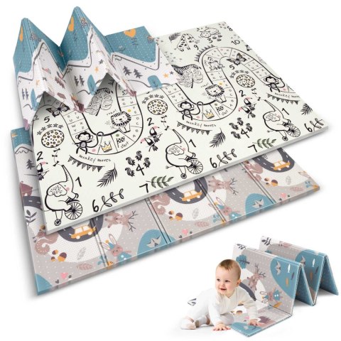 MATA PIANKOWA EDUKACYJNA SKŁADANA 200 X 150 X 1 CM NUKIDO NK-341