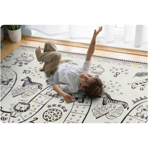MATA PIANKOWA EDUKACYJNA SKŁADANA 200 X 180 X 1 CM NUKIDO NK-340