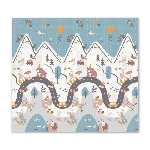 MATA PIANKOWA EDUKACYJNA SKŁADANA 200 X 180 X 1 CM NUKIDO NK-340