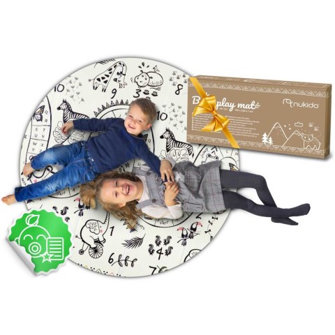MATA PIANKOWA EDUKACYJNA SKŁADANA 200 X 180 X 1 CM NUKIDO NK-340
