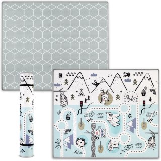 MATA PIANKOWA EDUKACYJNA ZWIJANA 180 X 150 X 1,5 CM NUKIDO NK-342