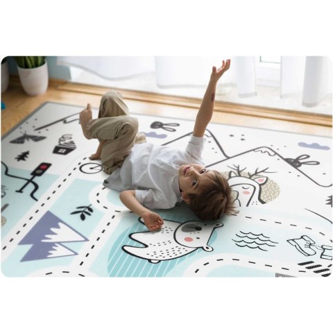 MATA PIANKOWA EDUKACYJNA ZWIJANA 180 X 150 X 1,5 CM NUKIDO NK-342