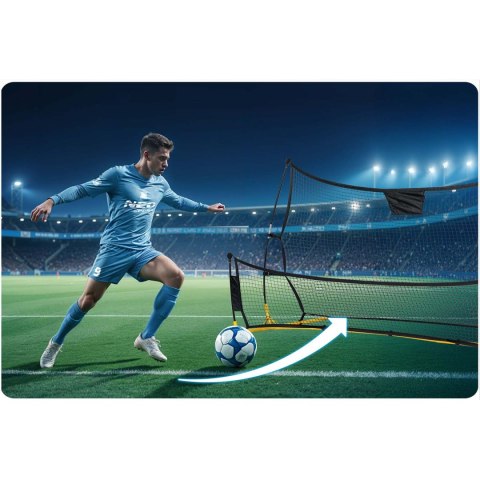 SIATKA TRENINGOWA REBOUNDER NEO-SPORT 210 X 120 X 35 CM