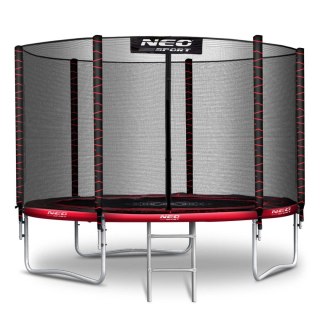 TRAMPOLINA OGRODOWA 6FT/183CM Z SIATKĄ ZEWNĘTRZNĄ I DRABINKĄ NEO-SPORT