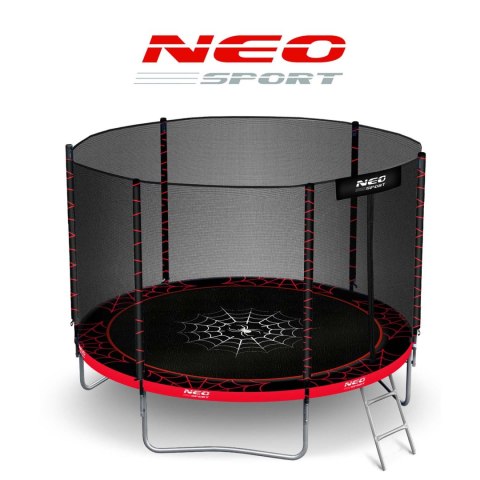 TRAMPOLINA OGRODOWA 6FT/183CM Z SIATKĄ ZEWNĘTRZNĄ I DRABINKĄ NEO-SPORT