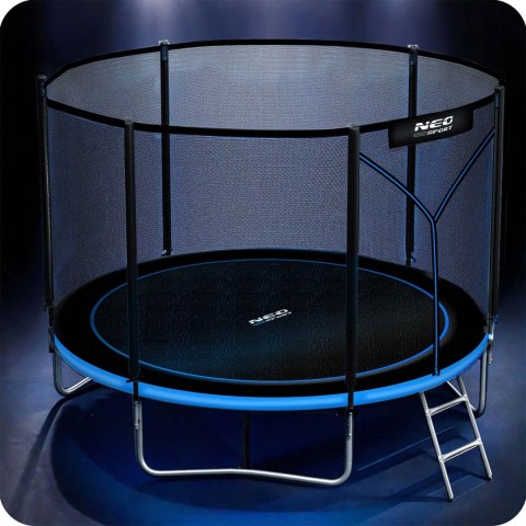 TRAMPOLINA OGRODOWA 6FT/183CM Z SIATKĄ ZEWNĘTRZNĄ I DRABINKĄ NEO-SPORT