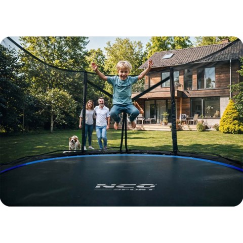 TRAMPOLINA OGRODOWA 6FT/183CM Z SIATKĄ ZEWNĘTRZNĄ I DRABINKĄ NEO-SPORT