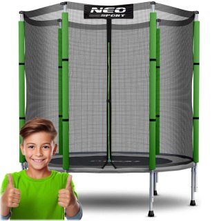 TRAMPOLINA OGRODOWA DLA DZIECI 140 CM 4,5FT NEO-SPORT
