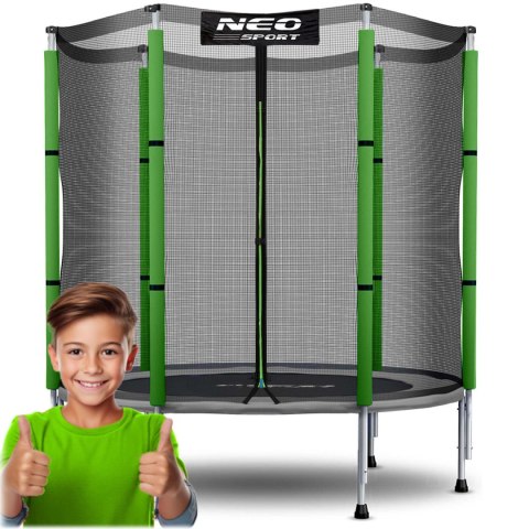 TRAMPOLINA OGRODOWA DLA DZIECI 140 CM 4,5FT NEO-SPORT