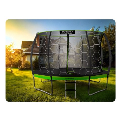TRAMPOLINA OGRODOWA PROFILOWANA 14FT/435CM Z SIATKĄ WEWNĘTRZNĄ NEO-SPORT