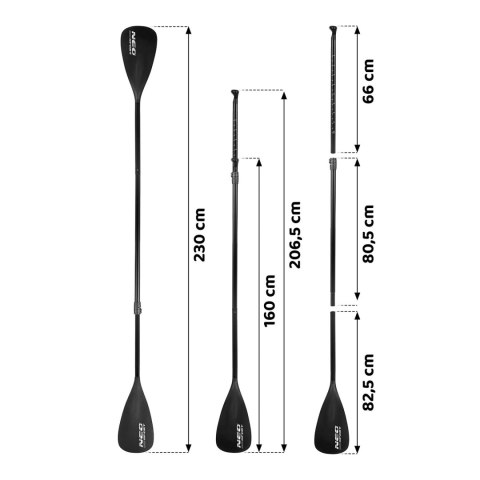 WIOSŁO 2W1 DO DESKI SUP NEO-SPORT