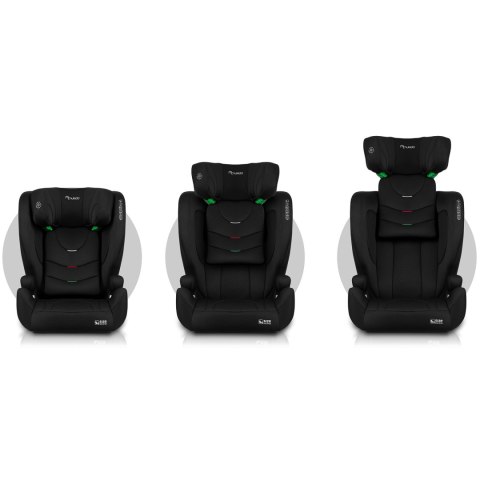 FOTELIK SAMOCHODOWY NUKIDO LOUIS SOFT CZARNY 15-36 KG ISOFIX