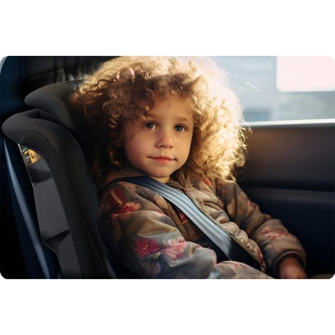 FOTELIK SAMOCHODOWY NUKIDO LOUIS SOFT CZARNY 15-36 KG ISOFIX