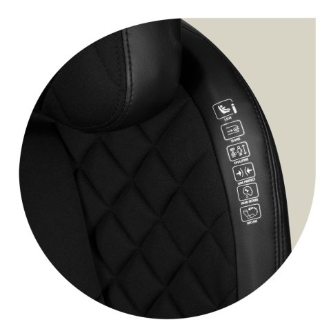 FOTELIK SAMOCHODOWY NUKIDO LOUIS CZARNY 15-36 KG ISOFIX