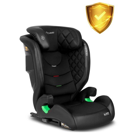 FOTELIK SAMOCHODOWY NUKIDO LOUIS CZARNY 15-36 KG ISOFIX