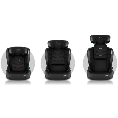 FOTELIK SAMOCHODOWY NUKIDO LOUIS CZARNY 15-36 KG ISOFIX
