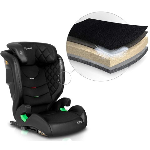FOTELIK SAMOCHODOWY NUKIDO LOUIS CZARNY 15-36 KG ISOFIX